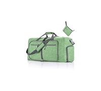 CORIOS Reisetaschen Duffle Bag für Herren/Damen 65L Faltbare Sporttasche Fitnesstasche Schwimmtasche Handgepäck mit Schuhfach Kabinenreisetasche Weekender Übernachtung Tasche Trainingstasche Hellgrün