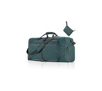 CORIOS Reisetaschen Duffle Bag für Herren/Damen 65L Faltbare Sporttasche Fitnesstasche Schwimmtasche Handgepäck mit Schuhfach Kabinenreisetasche Weekender Übernachtung Tasche Trainingstasche Grün
