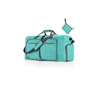 CORIOS Reisetaschen Duffle Bag für Herren/Damen 85L Faltbare Sporttasche Fitnesstasche Schwimmtasche Handgepäck Kabinenreisetasche Weekender Übernachtung Tasche Trainingstasche Mintgrün