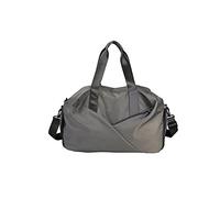 CORIOS Reisetaschen Duffle Bag für Herren/Damen Nylon Sporttasche Fitnesstasche Weekender Übernachtung Tasche Schwimmtasche Groß Kabinenreisetasche Trainingstasche Handgepäck mit Schuhfach Grau