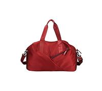 CORIOS Reisetaschen Duffle Bag für Herren/Damen Nylon Sporttasche Fitnesstasche Weekender Übernachtung Tasche Schwimmtasche Groß Kabinenreisetasche Trainingstasche Handgepäck mit Schuhfach Rot