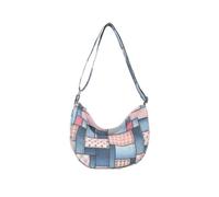 CORIOS Retro Schultertasche Damen Canvas Umhängetasche Mittlere Kapazität Handtasche Casual Tote Beutel Leichtgewicht Henkeltaschen Multifunktionale Tragetasche für Arbeit Reise Shopper Rosa