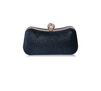 CORIOS Samt-Abendtaschen für Frauen Glitter Handtasche Shining Clutch Bag Glänzend Schultertasche Kette Tasche Portemonnaie Elegante Umhängetasche für Cocktail Party Tanzparty Abendparty Dunkelblau