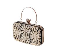 CORIOS Strass Blume Clutch Damen Diamant Abendtasche Glitter Kristall Handtasche Elegant Schultertasche Klein Tasche Glänzend Umhängetasche für Geburtstag Cocktailparty Tanzparty Abendparty Schwarz