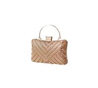 CORIOS Strasssteine Abendtasche für Frauen Strass Clutch Tasche Damen Klein Tasche Diamant Handtasche Elegante Schultertasche Bling Umhängetasche für Hochzeit Abschlussball Champagner
