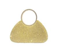 CORIOS Strasssteine Abendtasche für Frauen Strass Clutch Tasche Diamant Handtasche Damen Klein Tasche Elegante Schultertasche Bling Umhängetasche für Hochzeit Abschlussball Bankett-Party Gold