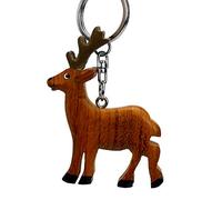 Cornelißen Hirsch REH Rehbock Schlüsselanhänger aus Holz