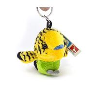 Cornelißen Plüsch Schlüsselanhänger - grüner Wellensittich