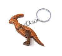 Schlüsselanhänger aus Holz - Parasaurolophus