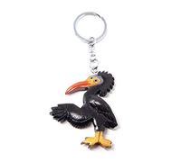 Schlüsselanhänger aus Holz - Waldrapp - Comic