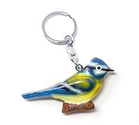 Cornelissen Schlüsselanhänger Blaumeise aus Holz und Metall, Gartenvogel