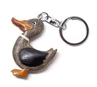 Cornelißen Schlüsselanhänger Ente aus Holz und Metall, Entchen, Rucksackanhänger