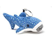 Cornelißen Schlüsselanhänger Walhai aus Plüsch, blau, 15 cm, Tier Tiere, Walhaie, Wale