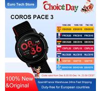COROS Pace 3 Sports Smartwatch GPS Leichte und komfortable Dual-Frequenz-GPS-Laufuhr Herzfrequenz White Silicone