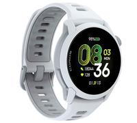 Coros Pace 4 - GPS-Sportuhr mit AMOLED-Display & Silikonarmband weiß
