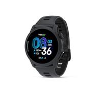 COROS PACE 4 Ultraleichte Sportuhr, 1,2"-AMOLED-Touchscreen, 32g Laufuhr, 19 Tage Gebrauch, Sprachsteuerung, Trainingswerkzeuge, Präzises GPS, Trainingsplan, Laufen (Schwarz Silikon)