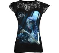 Corpse Bride Emily - Glow In The Dark Frauen T-Shirt schwarz L