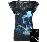 Corpse Bride Emily - Glow In The Dark T-Shirt schwarz in XXL