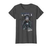 Corpse Bride Emily Halloween T-Shirt, Damen, Anthrazit Meliert, 3XL