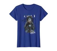 Corpse Bride Emily Halloween T-Shirt, Damen, Königsblau, S