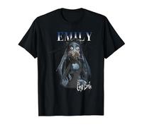 Corpse Bride Emily Halloween T-Shirt, Herren, Schwarz, L