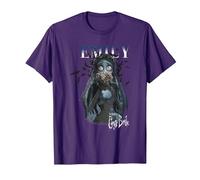 Corpse Bride Emily Halloween T-Shirt, Herren, Violett, S