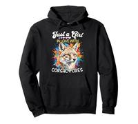 Corsac Fox Girl Mädchen Liebt Steppenfuchs Pullover Hoodie