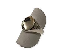 Corsano Laboratorio Orafo Ovaler Siegelring für kleinen Finger aus 925er-Silber, Silber, Kein Edelstein