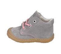 RICOSTA Mädchen Stiefel Cory, Kinder Lauflernschuhe, Weite: Weit, lose Einlage, terracare, schnürstiefel, Booties, Leder, Graphit/rosa (460), 25 EU
