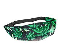 cosey - Bauchtasche Damen und Herren, stylische Hüfttasche, Gürteltasche für Reise, Sport & Outdoor - Design Hanf