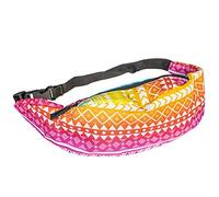 cosey - Bauchtasche Damen und Herren, stylische Hüfttasche, Gürteltasche für Reise, Sport & Outdoor - Design Buntes Muster