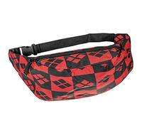cosey - Bauchtasche Damen und Herren, stylische Hüfttasche, Gürteltasche für Reise, Sport & Outdoor - Design Schwarz/Rot Kariert