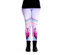 cosey - Bedruckte Bunte Lama-Leggins (Einheitsgröße) - Design Lama Dream
