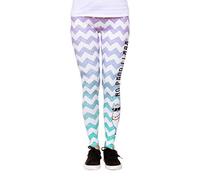 cosey - Bedruckte Bunte Lama-Leggins (Einheitsgröße) - Design No Prob-Lama
