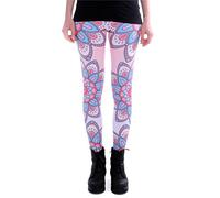 cosey - Bedruckte Bunte Leggins (Einheitsgröße) Verschiedene Leggings Designs, Mandala Blumen, Einheitsgröße