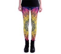 cosey - Bedruckte Bunte Leggins (Einheitsgröße) Verschiedene Leggings Designs, Mandala Lichter, Einheitsgröße