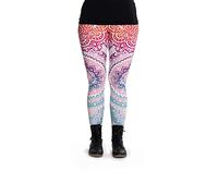 cosey - Bunte Bedruckte Mandala-Leggings (Einheitsgröße) - Design Aztec Mandala