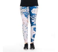 cosey - Bunte Bedruckte Motiv-Leggings (Einheitsgröße) - Design Jugendstil