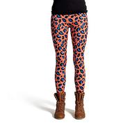 cosey Damen Animalprint Leopardenmuster Leggings, D1, Einheitsgröße