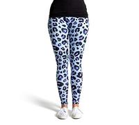 cosey - bedruckte bunte Leggins (Einheitsgröße) - Design Leopardenmuster 6