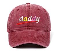 COSFAN DAD MOM gestickte Baseballkappe Einstellbare Baumwolle Baseballmütze Klassische Vintage Sonnenkappe Outdoor Running Freizeit für Männer Frauen (Stil-3)