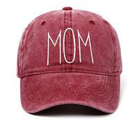 COSFAN DAD MOM gestickte Baseballkappe Einstellbare Baumwolle Baseballmütze Klassische Vintage Sonnenkappe Outdoor Running Freizeit für Männer Frauen (Stil-4)