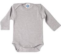 Cosilana Baby Body langarm 74/80 Grau Meliert