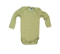 Cosilana Baby-Body langarm - Flauschige Baby-Kleidung aus kuschelweichem Wolle-Seide-Mix ideal für Sommer & Winter, GOTS-zertifiziert & 100% regional produziert
