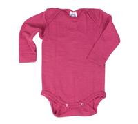 Cosilana, Baby Body Langarm, 70% Wolle, 30% Seide (Orange, 98-104)
