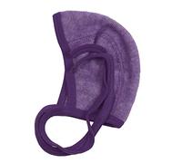 Cosilana Baby Fleece-Häubchen kbT Wolle Bio Baumwolle (Lila-Melange, 62-68)