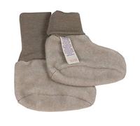 Cosilana Baby Fleece Schühchen kbT Wolle Bio Baumwolle (50-56, Lattemacchiatio- Melange)