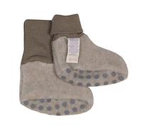 Cosilana Baby Fleece Schühchen kbT Wolle Bio Baumwolle (62-68, Lattemacchiatio- Melange)