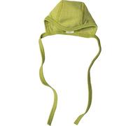 Cosilana Baby Häubchen aus 70% Wolle und 30% Seide (Grün, 62-68)