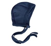 Cosilana Baby Häubchen aus 70% Wolle und 30% Seide (Marine, 74-80)…